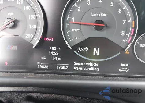 2017 BMW M3 z USA, uszkodzony, nr VIN WBS8M9C55H5G84685